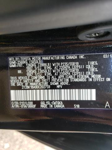 Photo 9 VIN: 2T2BK1BA9DC202759 - LEXUS RX 350 BAS 