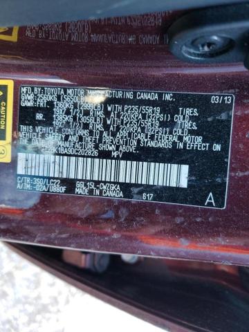 Photo 9 VIN: 2T2BK1BA9DC202826 - LEXUS RX 350 BAS 