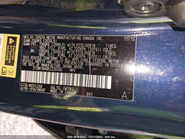 Photo 8 VIN: 2T2BK1BA9EC235505 - LEXUS RX 350 