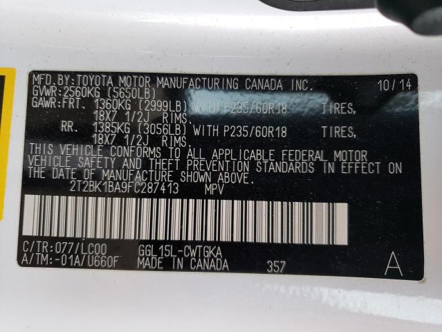 Photo 12 VIN: 2T2BK1BA9FC287413 - LEXUS RX350 