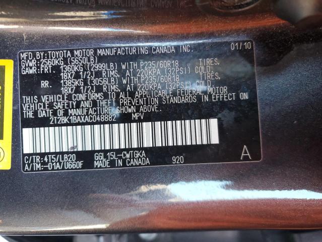 Photo 12 VIN: 2T2BK1BAXAC048882 - LEXUS RX350 