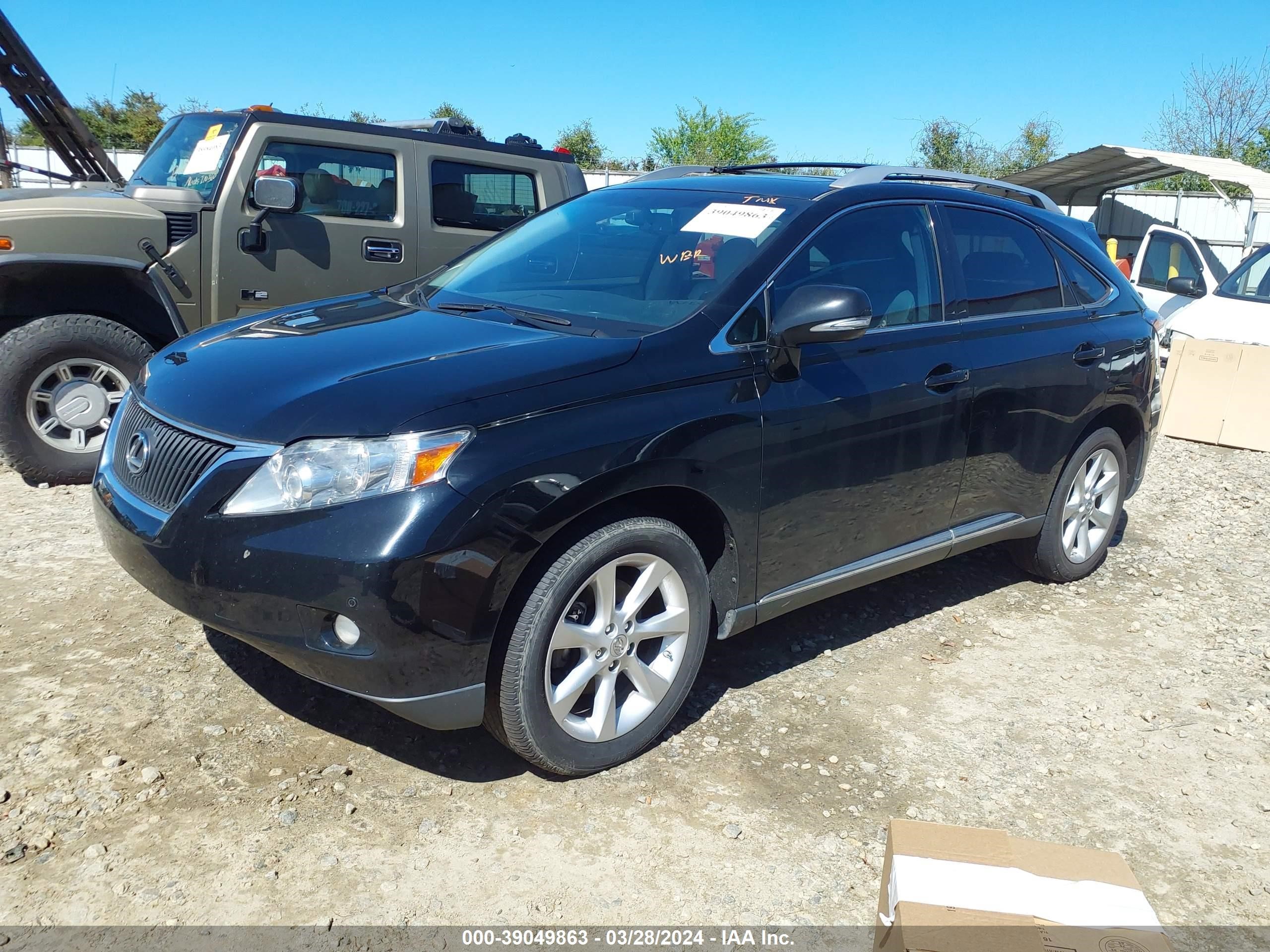 Photo 1 VIN: 2T2BK1BAXAC066783 - LEXUS RX 