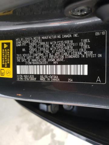 Photo 9 VIN: 2T2BK1BAXBC083391 - LEXUS RX 350 