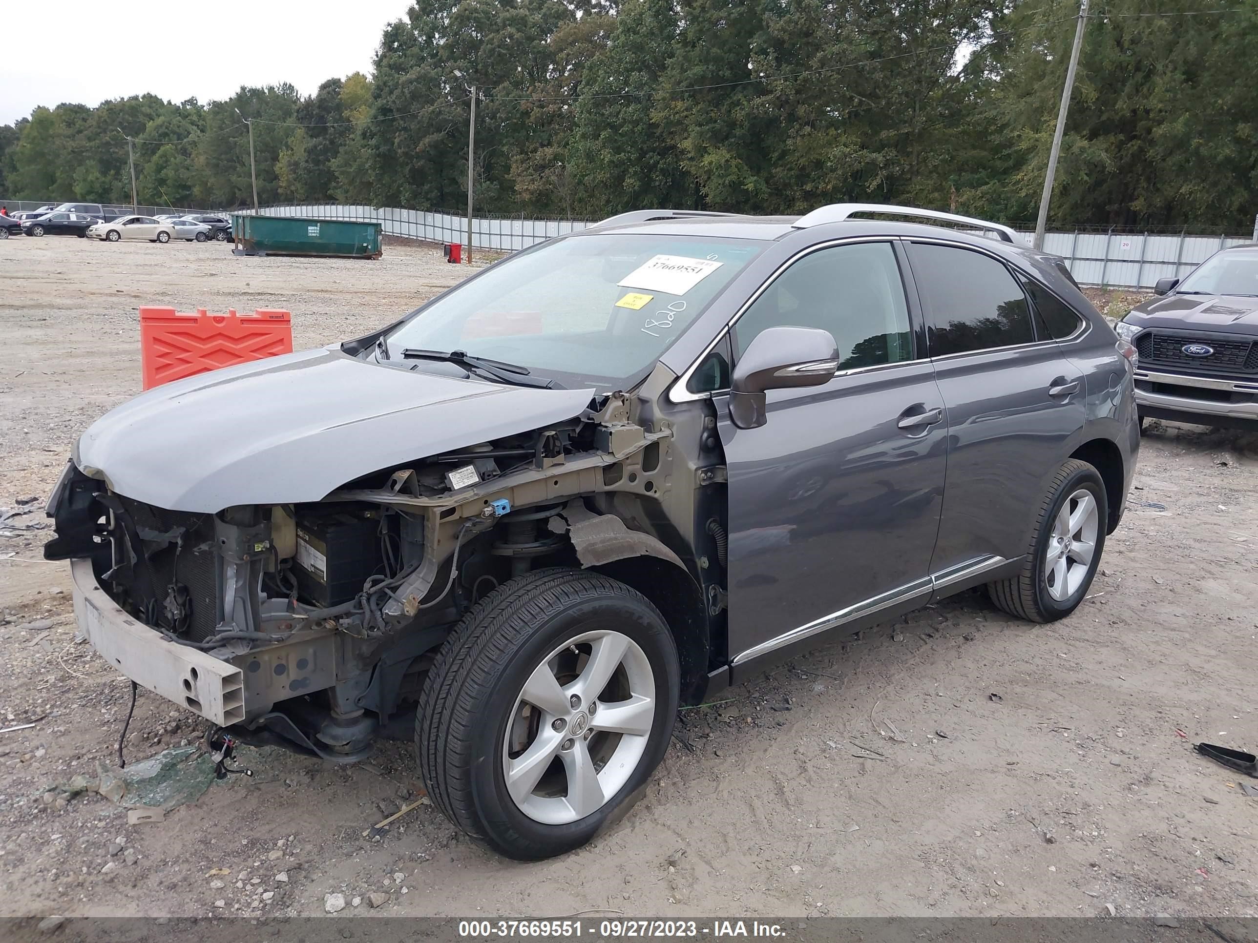 Photo 1 VIN: 2T2BK1BAXDC161820 - LEXUS RX 