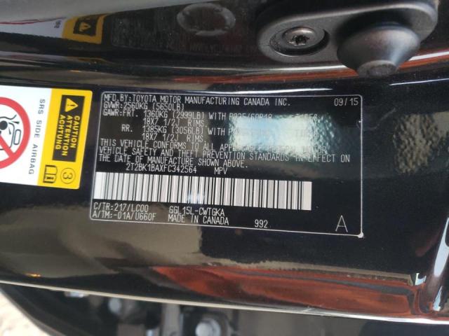 Photo 9 VIN: 2T2BK1BAXFC342564 - LEXUS RX 350 BAS 