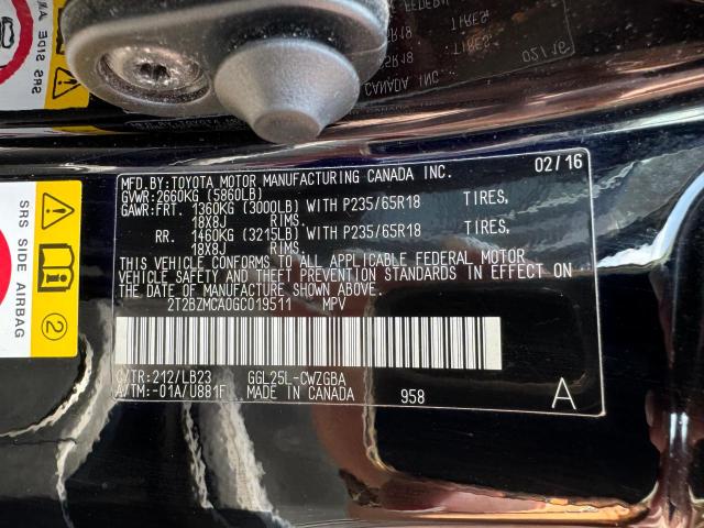 Photo 7 VIN: 2T2BZMCA0GC019511 - LEXUS RX 350 BAS 