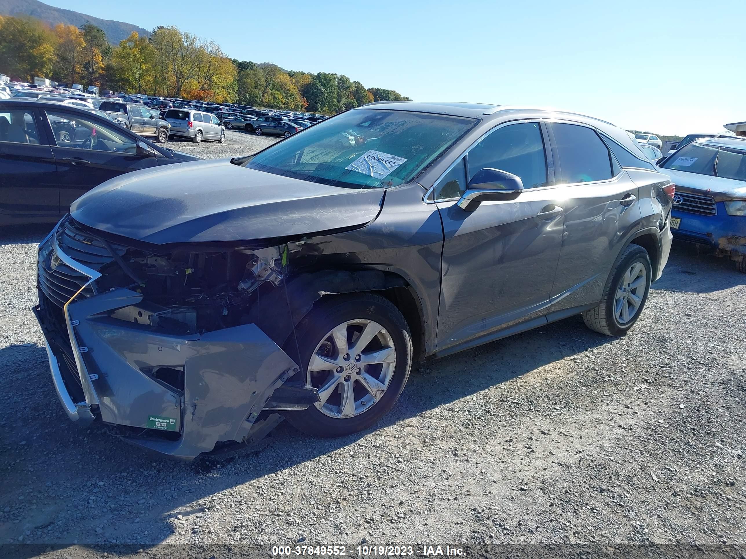 Photo 1 VIN: 2T2BZMCA0HC095957 - LEXUS RX 