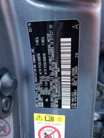 Photo 12 VIN: 2T2BZMCA3GC025710 - LEXUS RX 350 BAS 