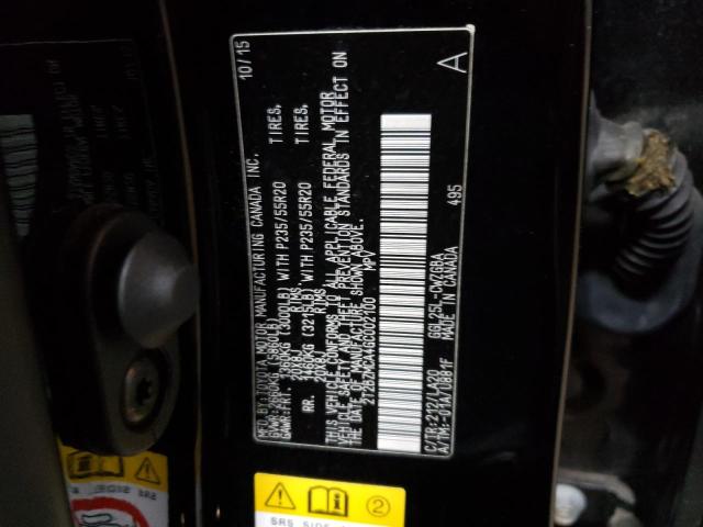 Photo 12 VIN: 2T2BZMCA4GC002100 - LEXUS RX 350 BAS 