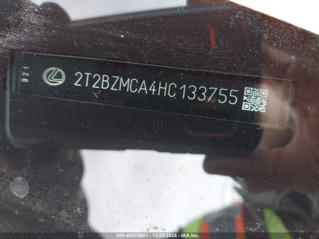 Photo 8 VIN: 2T2BZMCA4HC133755 - LEXUS RX 