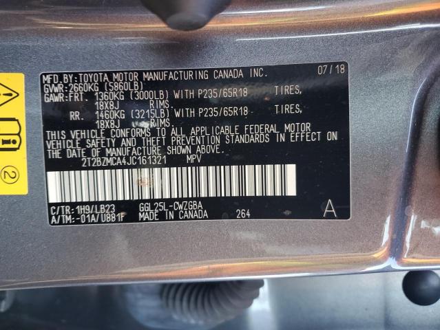 Photo 13 VIN: 2T2BZMCA4JC161321 - LEXUS RX 350 BAS 