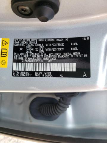 Photo 9 VIN: 2T2BZMCA4KC176516 - LEXUS RX 350 BAS 