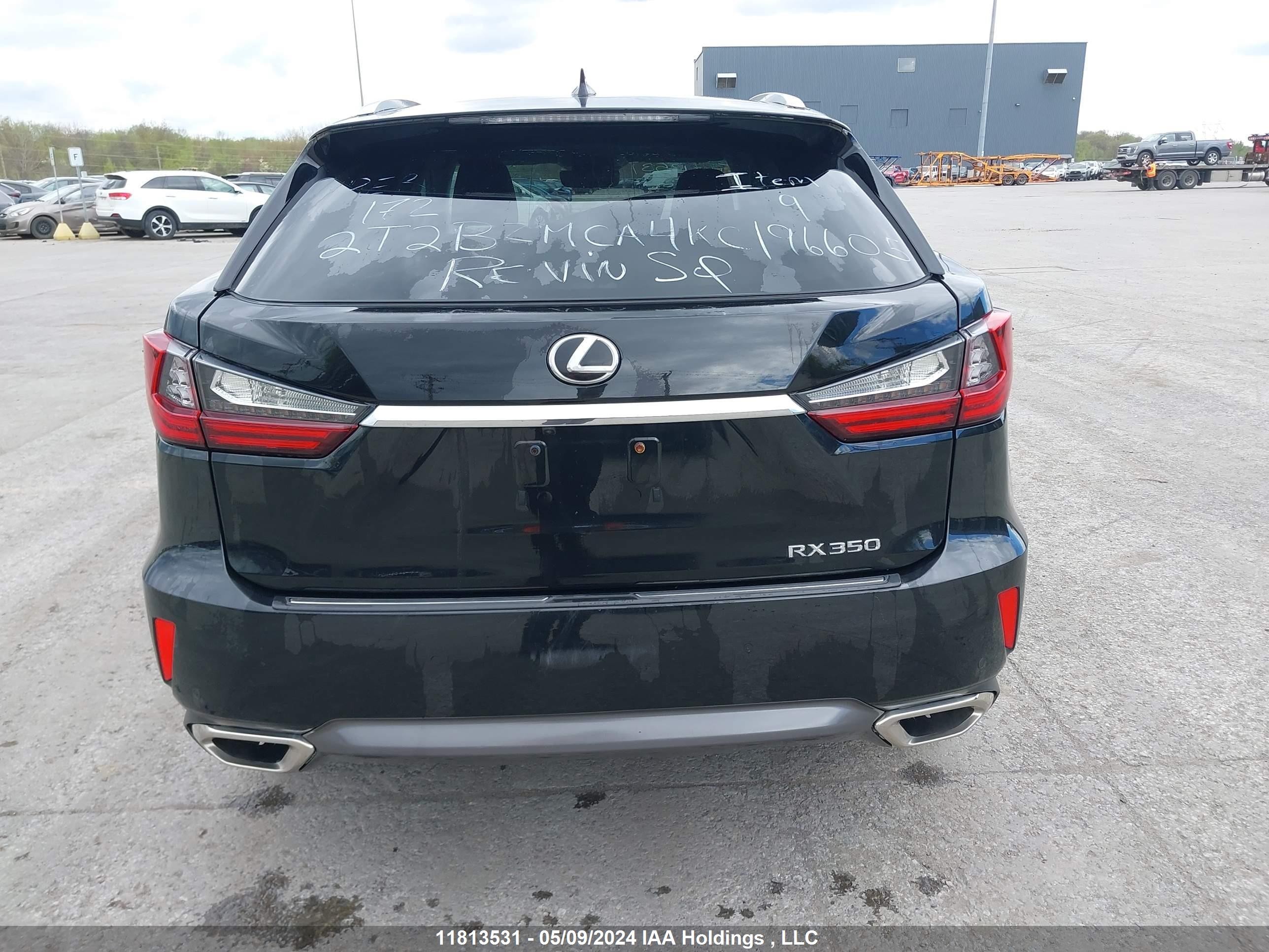 Photo 5 VIN: 2T2BZMCA4KC196605 - LEXUS RX 