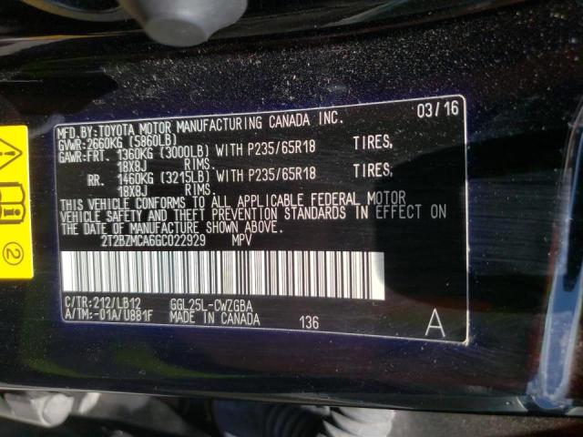 Photo 9 VIN: 2T2BZMCA6GC022929 - LEXUS RX 350 BAS 