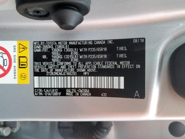 Photo 11 VIN: 2T2BZMCA6JC166293 - LEXUS RX350 