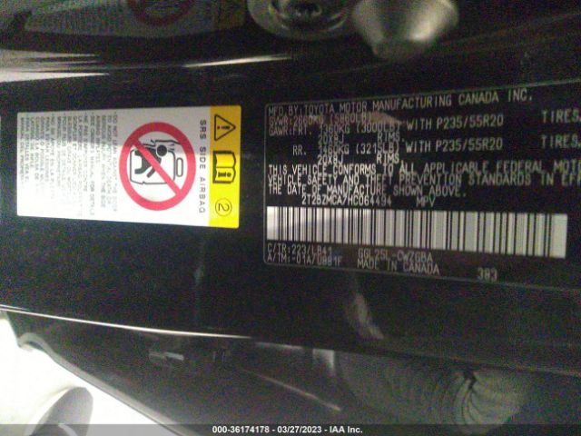 Photo 8 VIN: 2T2BZMCA7HC064494 - LEXUS RX 350 