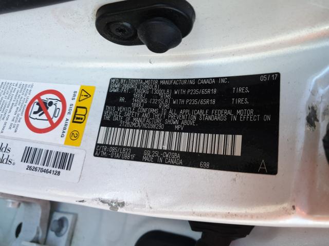 Photo 9 VIN: 2T2BZMCA7HC098290 - LEXUS RX 350 BAS 