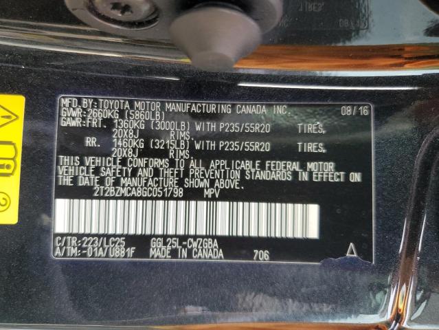 Photo 12 VIN: 2T2BZMCA8GC051798 - LEXUS RX 350 BAS 