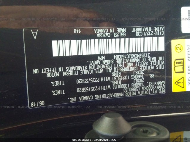 Photo 8 VIN: 2T2BZMCAXJC160304 - LEXUS RX 