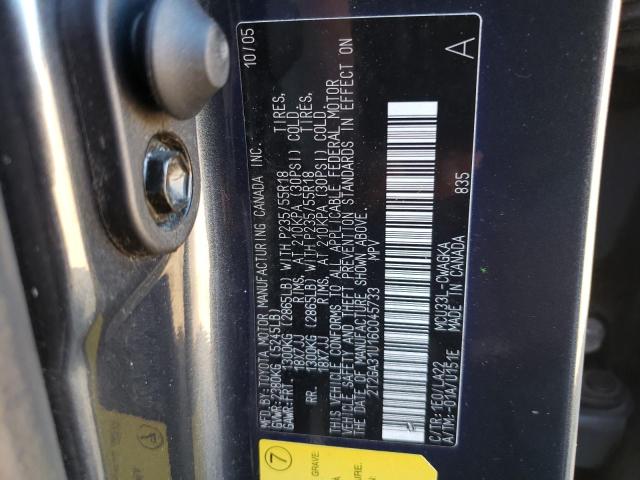 Photo 12 VIN: 2T2GA31U16C045733 - LEXUS RX330 