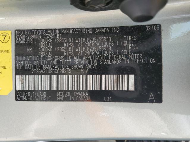 Photo 12 VIN: 2T2GA31U95C028919 - LEXUS RX 330 