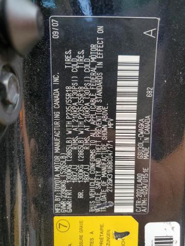 Photo 12 VIN: 2T2GK31U68C047171 - LEXUS RX350 