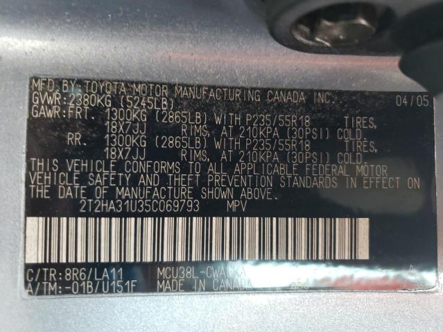 Photo 12 VIN: 2T2HA31U35C069793 - LEXUS RX 330 