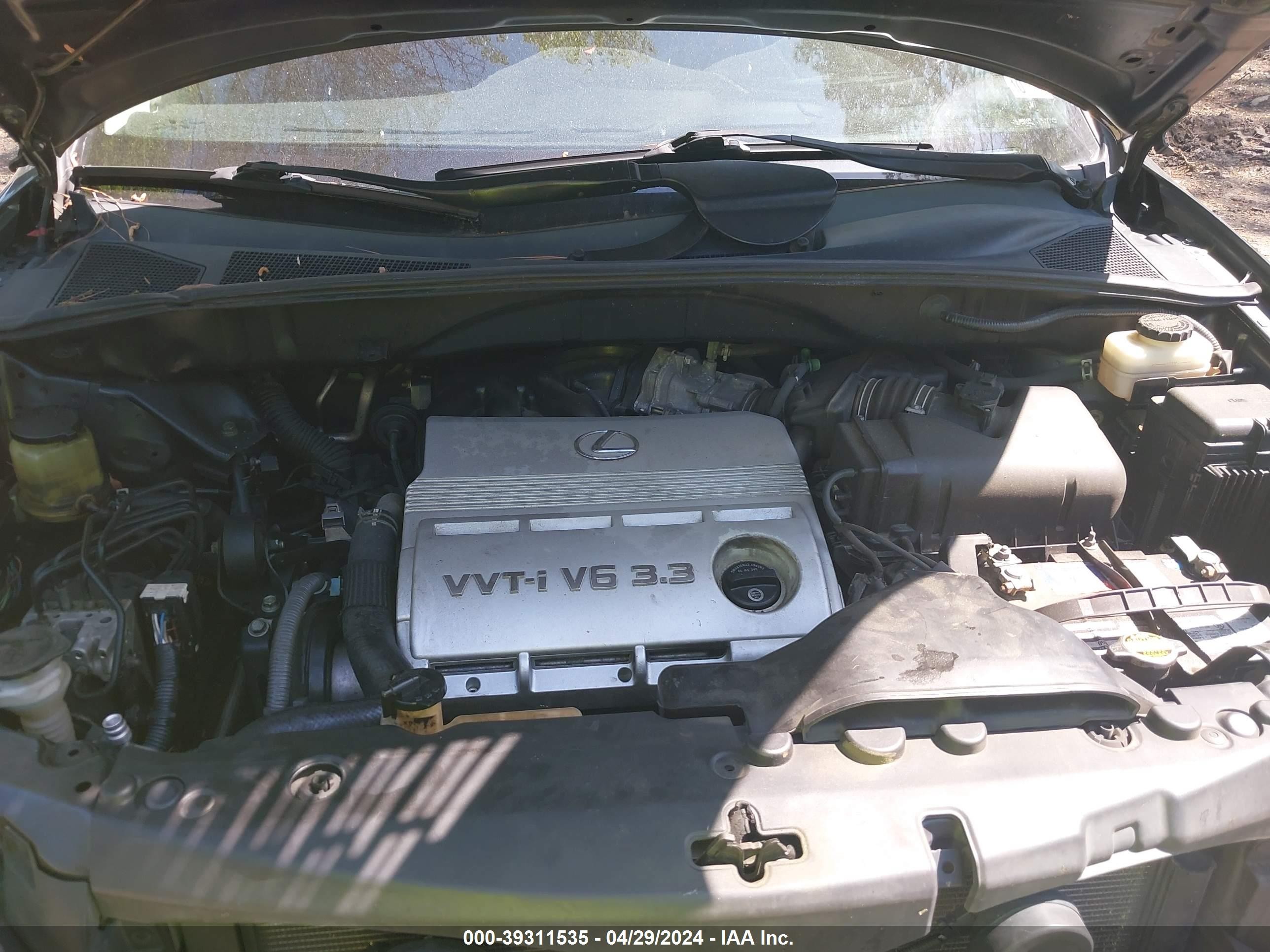 Photo 9 VIN: 2T2HA31U95C068647 - LEXUS RX 