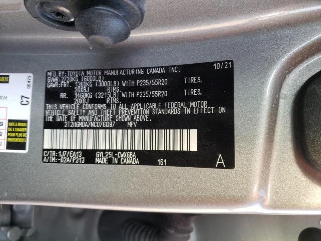 Photo 12 VIN: 2T2HGMDA7NC076087 - LEXUS RX450 