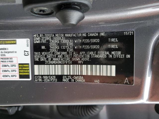 Photo 13 VIN: 2T2HGMDA9NC078150 - LEXUS RX 450H 