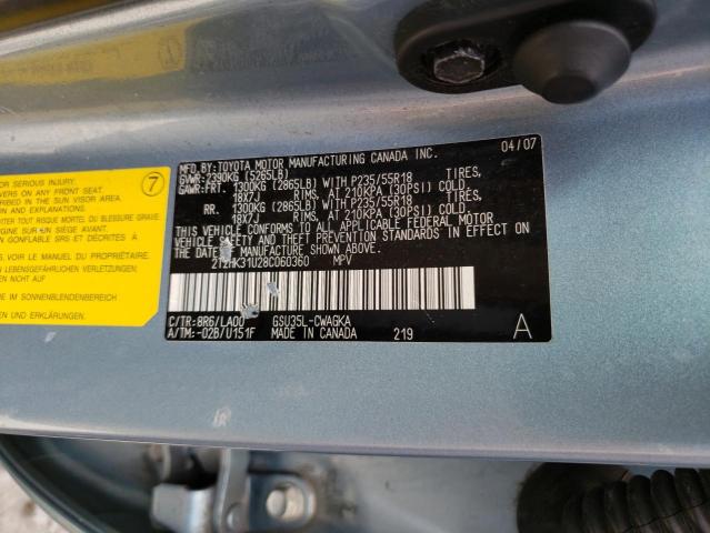 Photo 11 VIN: 2T2HK31U28C060360 - LEXUS RX350 