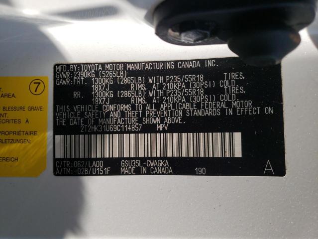 Photo 13 VIN: 2T2HK31U69C114857 - LEXUS RX350 