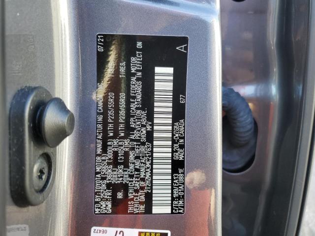 Photo 12 VIN: 2T2HZMAA3MC217637 - LEXUS RX 350 