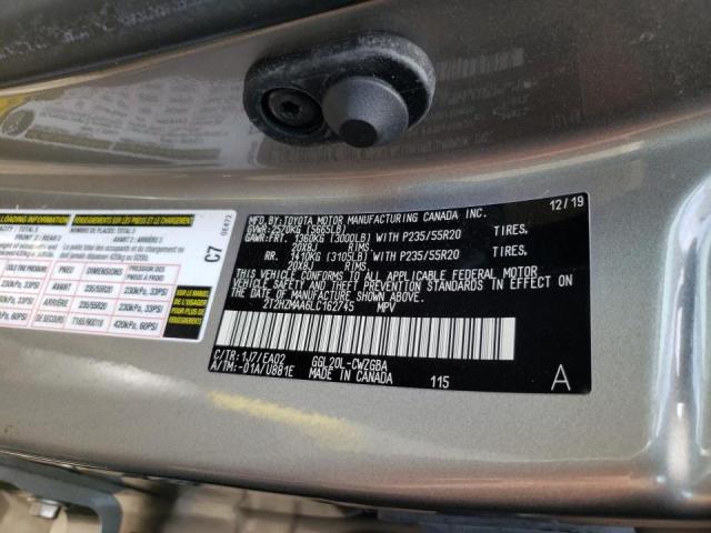 Photo 9 VIN: 2T2HZMAA6LC162745 - LEXUS RX 350 