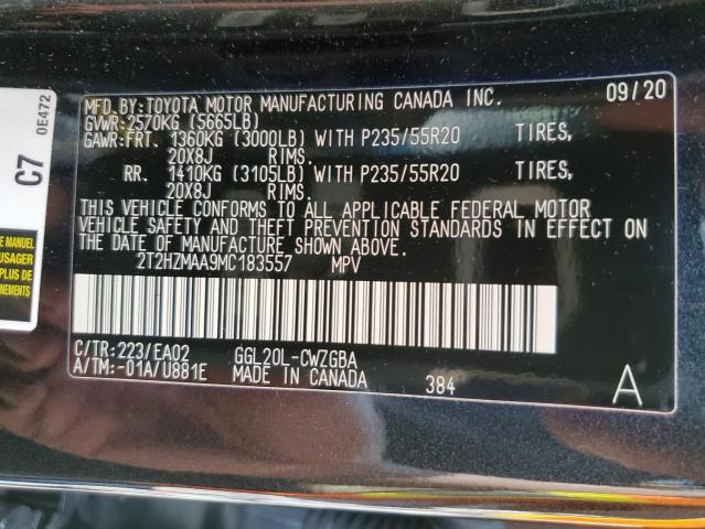 Photo 11 VIN: 2T2HZMAA9MC183557 - LEXUS RX 350 