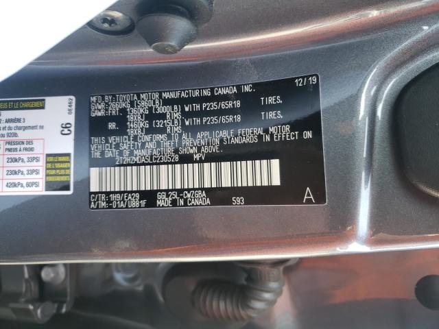 Photo 9 VIN: 2T2HZMDA5LC230528 - LEXUS RX 350 