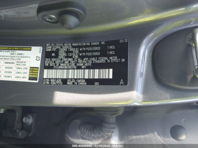 Photo 8 VIN: 2T2JGMDA9NC083799 - LEXUS RX 