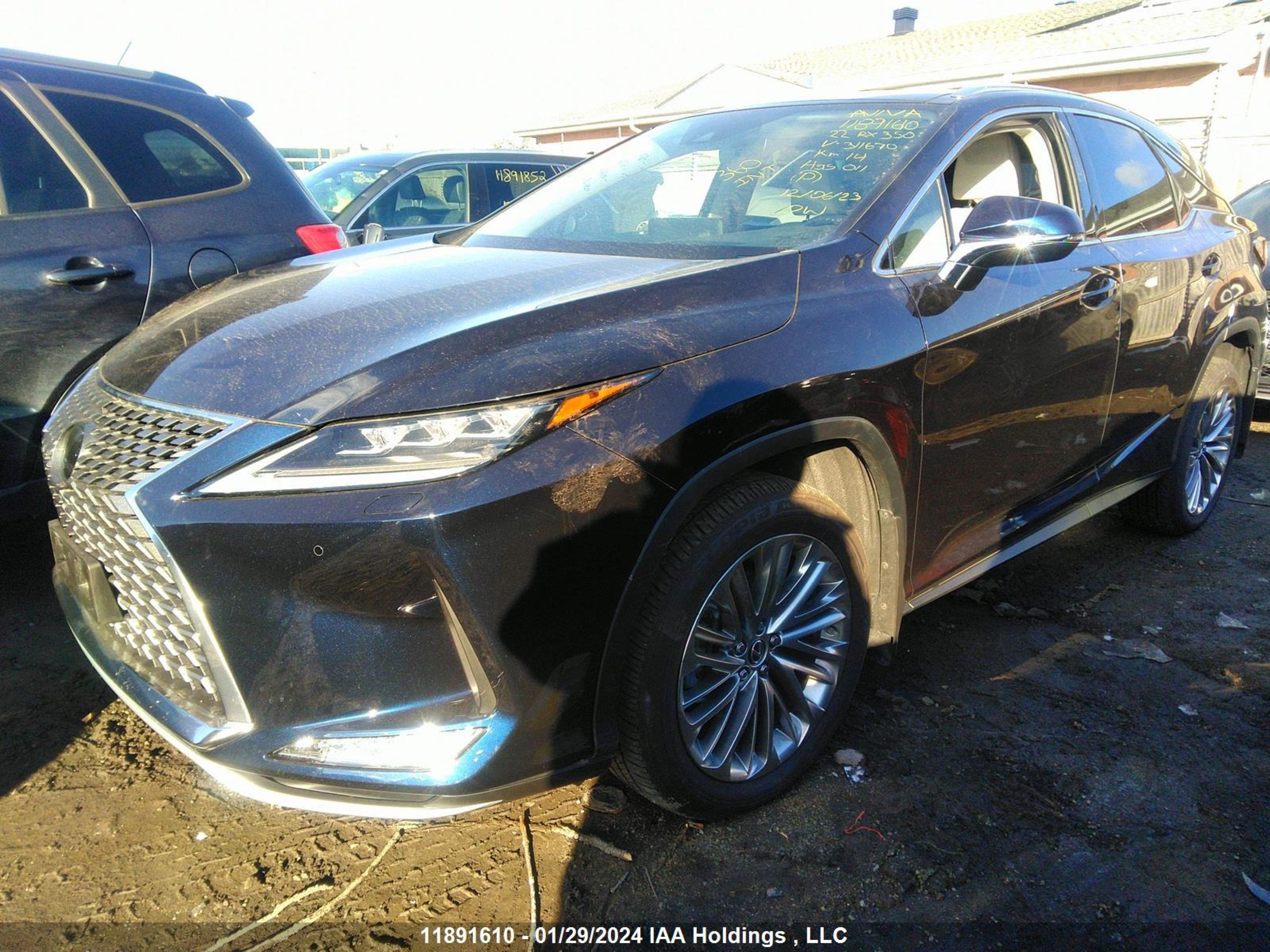 Photo 1 VIN: 2T2JZMDA2NC311670 - LEXUS RX 