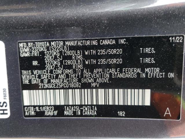 Photo 12 VIN: 2T2KGCEZ5PC018082 - LEXUS NX 350 