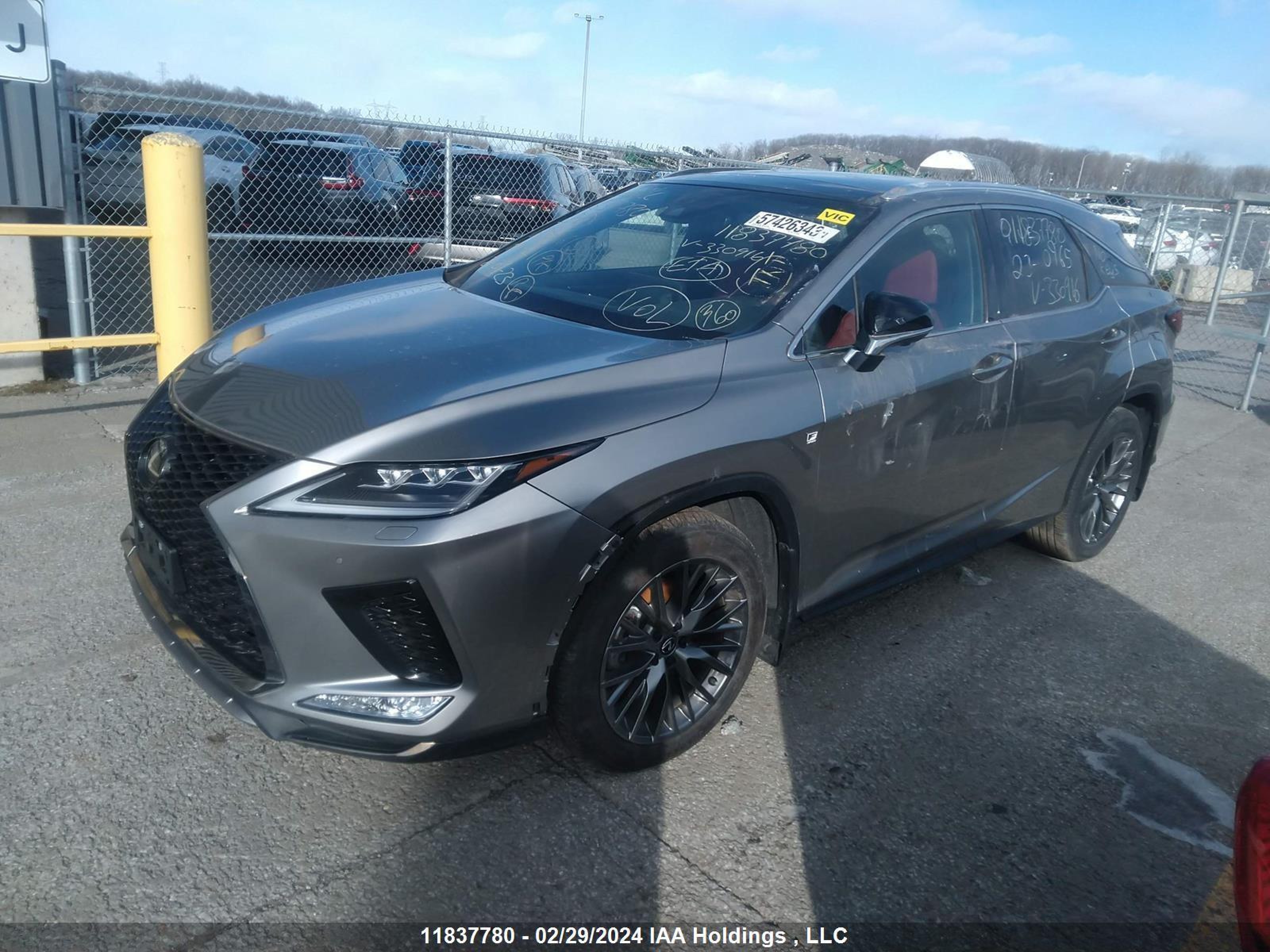 Photo 1 VIN: 2T2YZMDA6NC330916 - LEXUS RX 