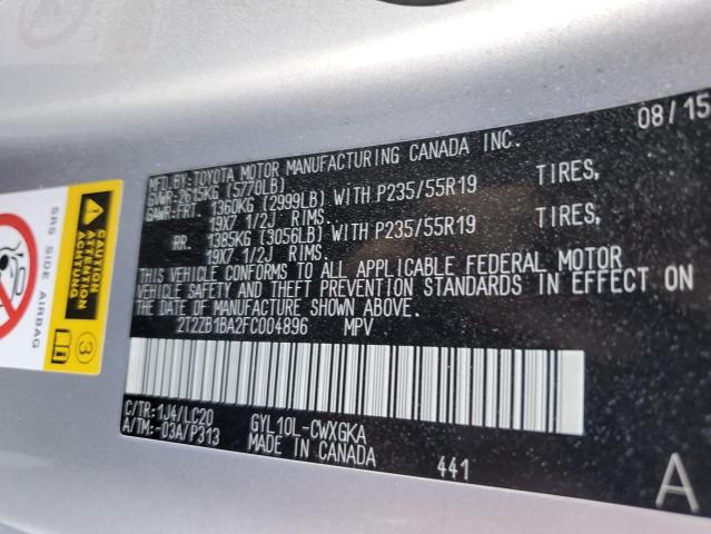 Photo 11 VIN: 2T2ZB1BA2FC004896 - LEXUS RX 450H 