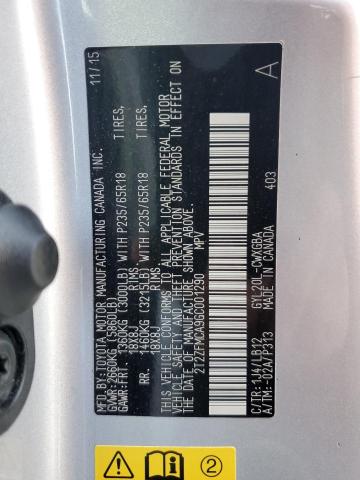 Photo 12 VIN: 2T2ZFMCA9GC001290 - LEXUS RX 450H 