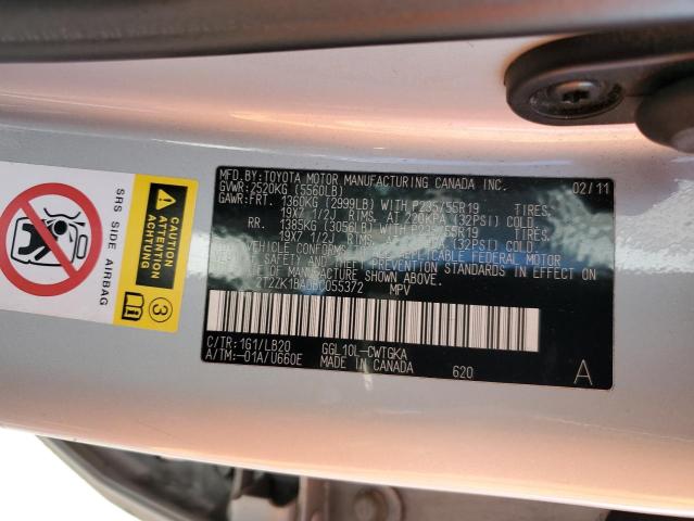 Photo 12 VIN: 2T2ZK1BA0BC055372 - LEXUS RX 350 