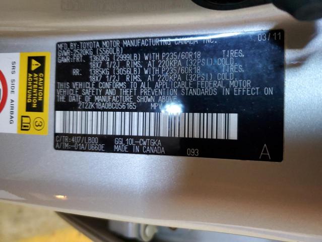 Photo 12 VIN: 2T2ZK1BA0BC056165 - LEXUS RX350 