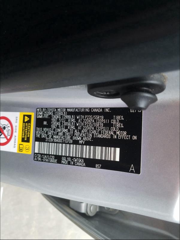 Photo 9 VIN: 2T2ZK1BA0DC113709 - LEXUS RX 350 