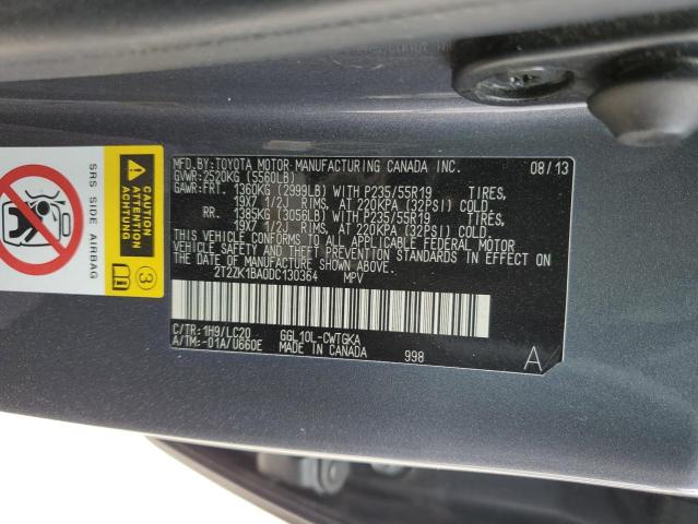 Photo 13 VIN: 2T2ZK1BA0DC130364 - LEXUS RX 350 