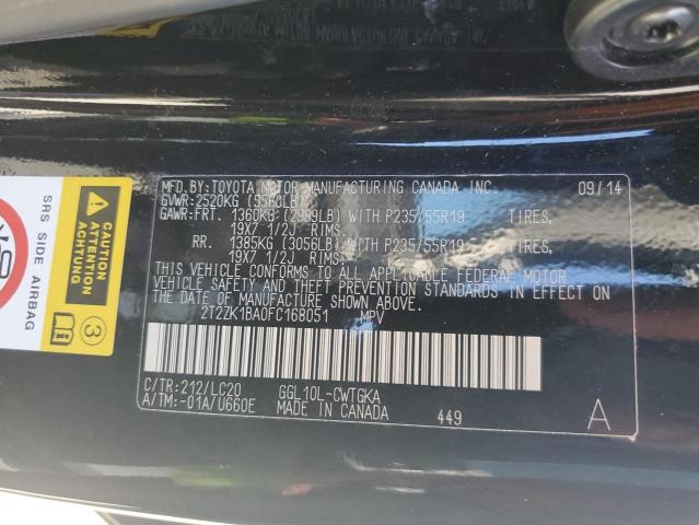 Photo 11 VIN: 2T2ZK1BA0FC168051 - LEXUS RX 350 