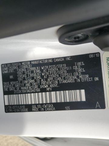 Photo 12 VIN: 2T2ZK1BA1AC040166 - LEXUS RX350 