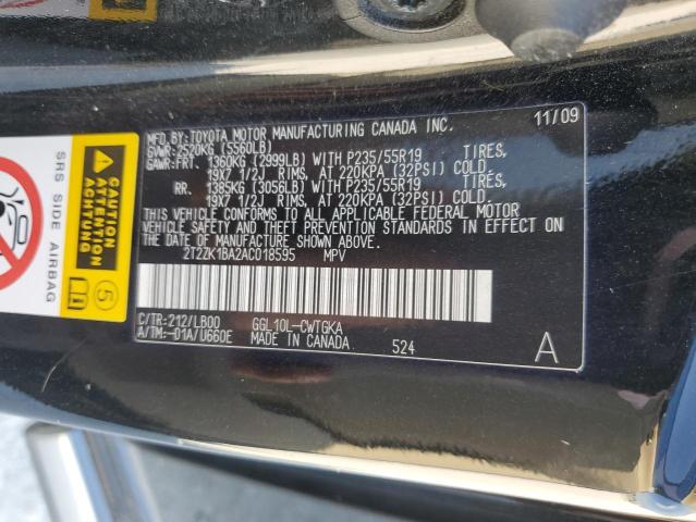 Photo 11 VIN: 2T2ZK1BA2AC018595 - LEXUS RX 350 