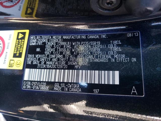 Photo 12 VIN: 2T2ZK1BA2DC129720 - LEXUS RX 350 